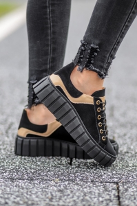 Sneakers LURSO z linii CHLOE model ROSALINE BLACK