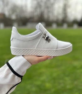 Biały Trampek Damski LURSO model MONZA WHITE 