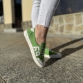 Zielone-Trampki-Damskie-na-plaskiej-podeszwie-LURSO-model-ALGHERO-GREEN-skora-naturalna