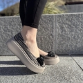 Bezowo-czarne-Baleriny-Damskie-z-ozdoba-LURSO-model-ANGELIQUE-BEIGE-BLACK-skora-naturalna