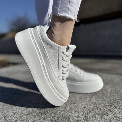 Biale-Sneakersy-Damskie-na-podwyzszonej-podeszwie-MURLO-WHITE-skora-naturalna