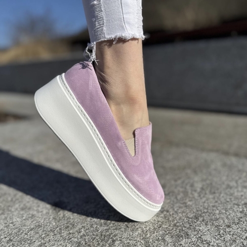 Jasnofiletowe-Slipony-Damskie-LURSO-na-podwyzszonej-podeszwie-model-ELINI-LIGHT-PURPLE-skora-naturalna