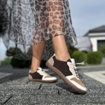 Kolorowe Trampki Damskie LURSO typu barefoot model ADYGO MULTICOLOR skóra naturalna