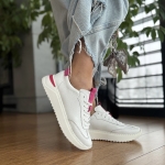 Białe Sneakersy Damskie na sportowej podeszwie AVIA WHITE skóra naturalna