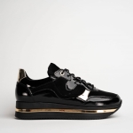 Czarne Sneakersy Damskie LURSO skóra naturalna