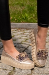 Slipon LURSO z linii CHLOE model CLAUDETTE GOLD