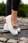 Slipon LURSO z linii CHLOE model CLAUDETTE WHITE