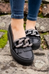 Slipon LURSO z linii VIVIENNE model ODILE BLACK 